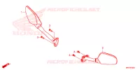 RETROVISEUR pour Honda CBR 500 R ABS de 2023