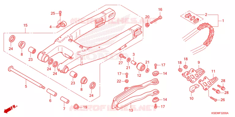BRAS OSCILLANT Honda MOTO 150 CRF 2023  CRF150RP
