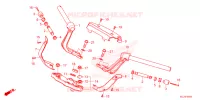 GUIDON   TE DE FOURCHE pour Honda VT 1300 C FURY ABS YELLOW de 2023