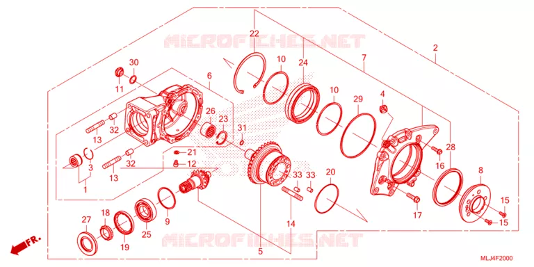 COUPLE CONIQUE Honda MOTO 1300 VT 2023  VT1300CXAP