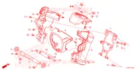 COUVERCLE PHARE / COUVERCLE FOURCHE AVANT pour Honda NAVI 110 de 2024