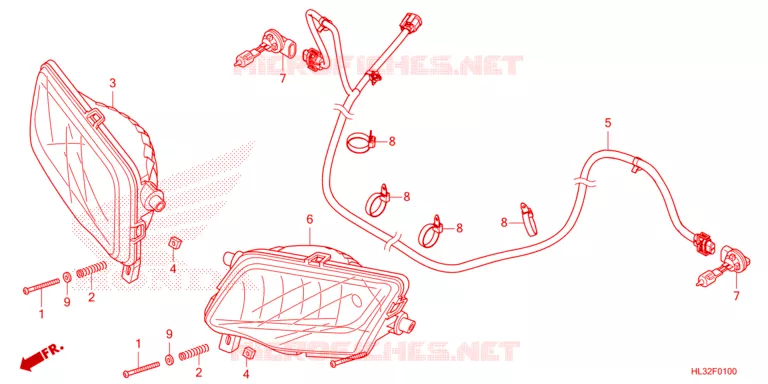 PHARE Honda ATV 700 PIONEER 2023  SXS700M2DP