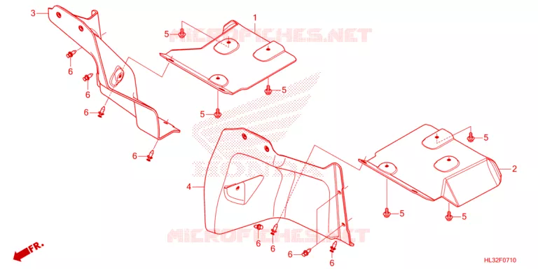 PROTECTION Honda ATV 700 PIONEER 2023  SXS700M2DP