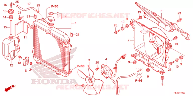 RADIATEUR Honda ATV 700 PIONEER 2023  SXS700M2DP
