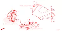 CAPOT MOTEUR pour Honda PIONEER 520 M2 de 2024