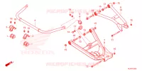 TRIANGLES   BARRE ANTI ROULIS pour Honda PIONEER 1000-3 TRAIL de 2023