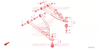 TRIANGLES AVANT pour Honda PIONEER 1000-5 BASE de 2023