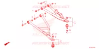 TRIANGLES AVANT pour Honda PIONEER 1000-3 BASE de 2023