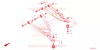 TRIANGLES AVANT pour Honda PIONEER 1000-5 DELUXE de 2023