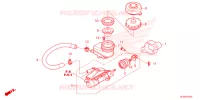 MAITRE CYLINDRE DE FREIN AVANT pour Honda PIONEER 1000-5 FOREST de 2023