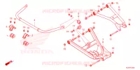 TRIANGLES   BARRE ANTI ROULIS pour Honda PIONEER 1000-5 FOREST de 2023