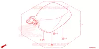 SELLE pour Honda FOURTRAX 420 RANCHER 4X4 Manual Shift de 2023