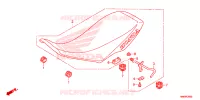 SELLE pour Honda TRX SPORTRAX 250 X de 2023