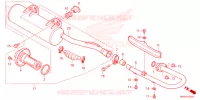 SILENCIEUX D'ECHAPPEMENT pour Honda TRX SPORTRAX 250 X de 2023