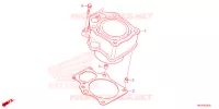 CYLINDRE pour Honda FOURTRAX 420 RANCHER 4X4 EPS Manual Shift de 2023