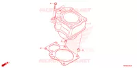 CYLINDRE pour Honda FOURTRAX 520 FOREMAN RUBICON DCT EPS DELUXE de 2023