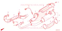 SILENCIEUX D'ECHAPPEMENT pour Honda FOURTRAX 520 FOREMAN RUBICON DCT EPS DELUXE de 2023