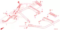 PEDALE   REPOSE PIED pour Honda FOURTRAX 520 FOREMAN RUBICON DCT EPS DELUXE de 2023