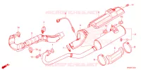 SILENCIEUX D'ECHAPPEMENT pour Honda FOURTRAX 520 FOREMAN RUBICON DCT EPS DELUXE de 2023
