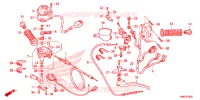 LEVIER DE GUIDON   CABLE   COMMODO pour Honda FOURTRAX 680 RINCON de 2023