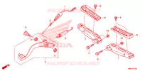 REPOSE PIED   PEDALE pour Honda FOURTRAX 680 RINCON de 2023