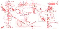 LEVIER DE GUIDON   CABLE   COMMODO pour Honda FOURTRAX 520 FOREMAN 4X4 EPS de 2023