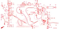 LEVIER DE GUIDON   CABLE   COMMODO pour Honda FOURTRAX 420 RANCHER 4X4 AT DCT EPS de 2024