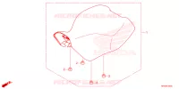 SELLE pour Honda FOURTRAX 520 RUBICON DCT IRS EPS de 2023