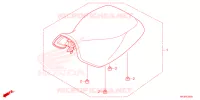 SELLE pour Honda FOURTRAX 420 RANCHER 4X4 EPS Manual Shift de 2024