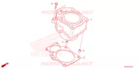 CYLINDRE pour Honda FOURTRAX 420 RANCHER 2X4 BASE de 2024