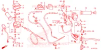 LEVIER DE GUIDON   CABLE   COMMODO pour Honda FOURTRAX 420 RANCHER 2X4 BASE de 2024