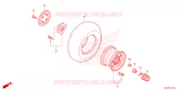 ROUE AVANT pour Honda FOURTRAX 420 RANCHER 2X4 BASE de 2024