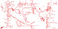 LEVIER DE GUIDON   CABLE   COMMODO pour Honda FOURTRAX 520 FOREMAN 4X4 ES EPS de 2024