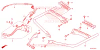PEDALE   REPOSE PIED pour Honda FOURTRAX 520 FOREMAN 4X4 ES EPS de 2024