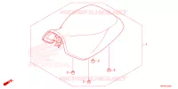 SELLE pour Honda FOURTRAX 520 FOREMAN 4X4 BASE de 2024
