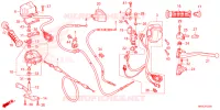COMMODO   LEVIER   CABLE pour Honda FOURTRAX 520 FOREMAN RUBICON 4X4 EPS de 2024