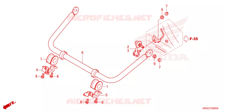 BARRE ANTI ROULIS Honda ATV 520 FOURTRAX 2024  TRX520FM6R