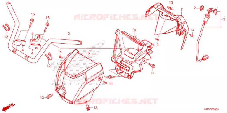 GUIDON Honda ATV 520 FOURTRAX 2024  TRX520FM6R