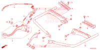 PEDALE   REPOSE PIED pour Honda FOURTRAX 520 FOREMAN 4X4 ES EPS de 2024