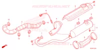 SILENCIEUX D'ECHAPPEMENT pour Honda FOURTRAX 520 FOREMAN 4X4 ES EPS de 2024