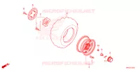 ROUE AVANT pour Honda FOURTRAX 520 RUBICON IRS EPS de 2024