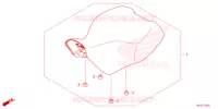 SELLE pour Honda FOURTRAX 520 RUBICON IRS EPS de 2024