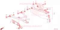 TRIANGLES AVANT pour Honda FOURTRAX 520 RUBICON IRS EPS de 2024