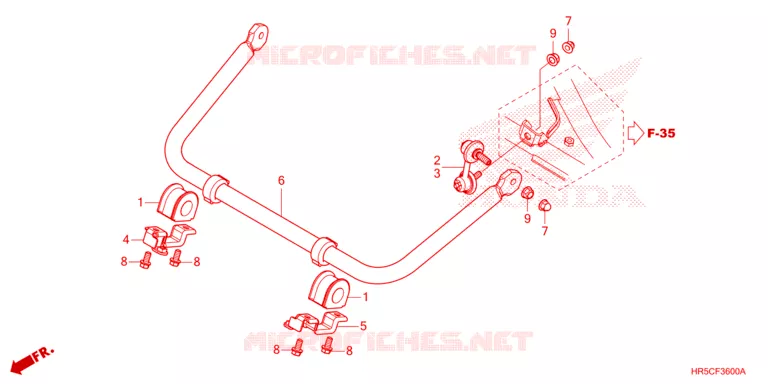BARRE ANTI ROULIS Honda ATV 520 FOURTRAX 2024  TRX520FM6R