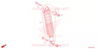 AMORTISSEUR ARRIERE pour Honda FOURTRAX 520 FOREMAN 4X4 BASE CM de 2024