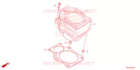 CYLINDRE pour Honda FOURTRAX 520 FOREMAN 4X4 BASE CM de 2024