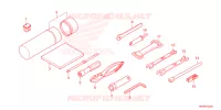 OUTIL pour Honda FOURTRAX 520 FOREMAN 4X4 BASE CM de 2024