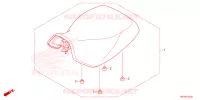 SELLE pour Honda FOURTRAX 520 FOREMAN 4X4 BASE CM de 2024