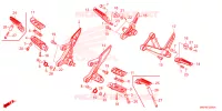REPOSE PIED pour Honda CBR 500 R ABS de 2023
