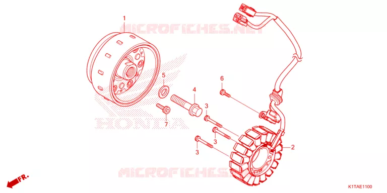 ALTERNATEUR Honda MOTO 300 CRF 2024  CRF300LRP